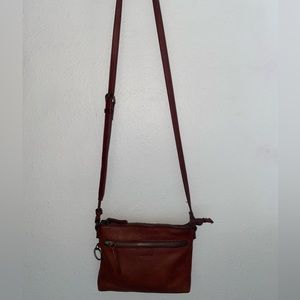 Brown crossbody purse